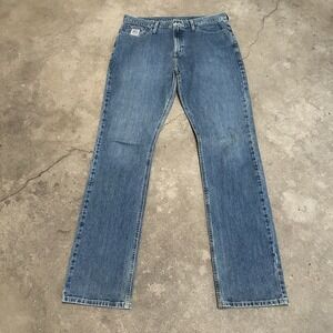 Cinch Men's Straight Fit Silver Label 38x38 (36x38) Stonewash Jeans MB98034001